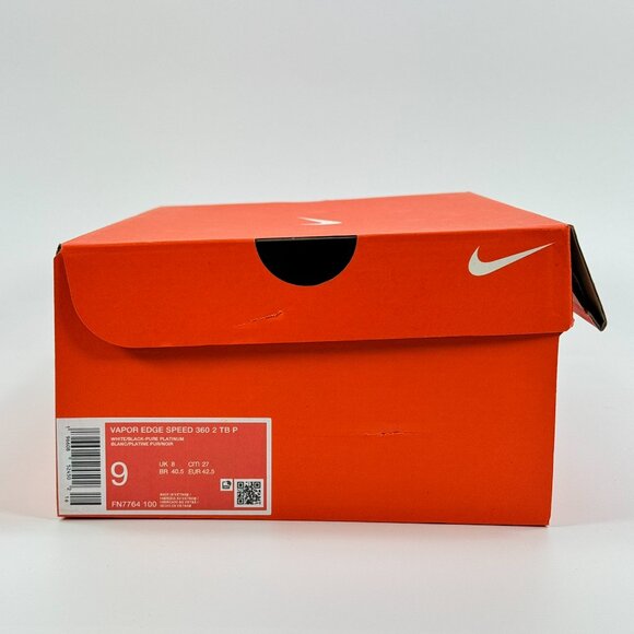 Nike Vapor Edge Speed 360 2 TB P \'White Black\' FN7764-100 Football Multi Size main image 6